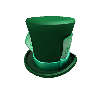 Green ROBUX Top Hat